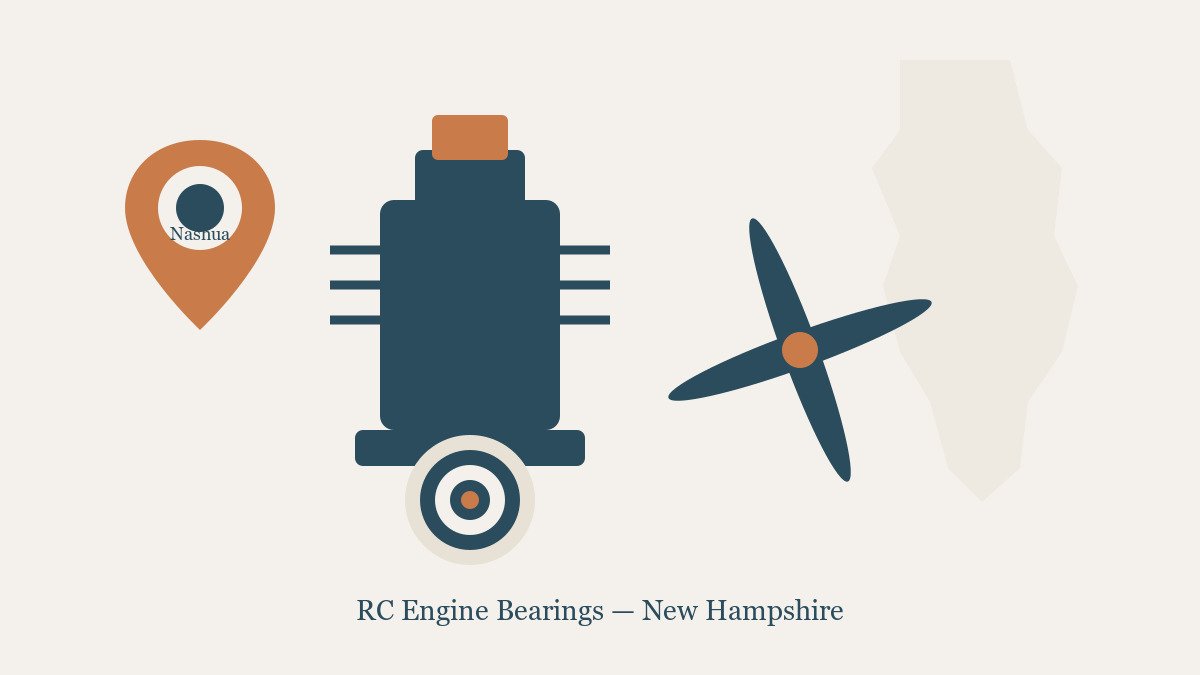 RC engine bearings New Hampshire — RC Bearings statewide hobby supplier
