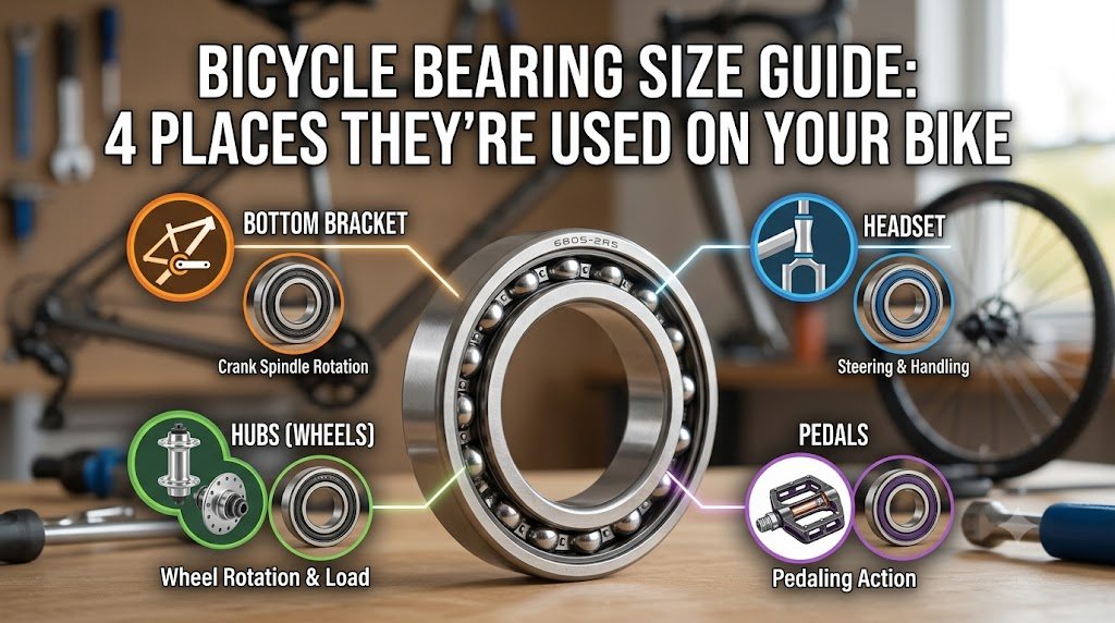 Bicycle Bearing Size Guide: 4 Places They're Used on Your Bike
