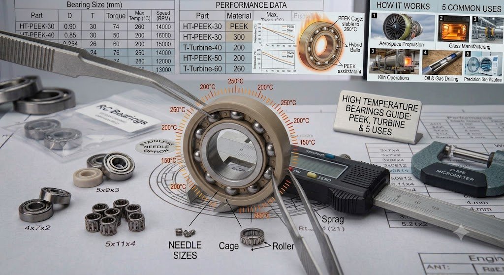 High Temperature Bearings Guide: PEEK, Turbine & 5 Uses