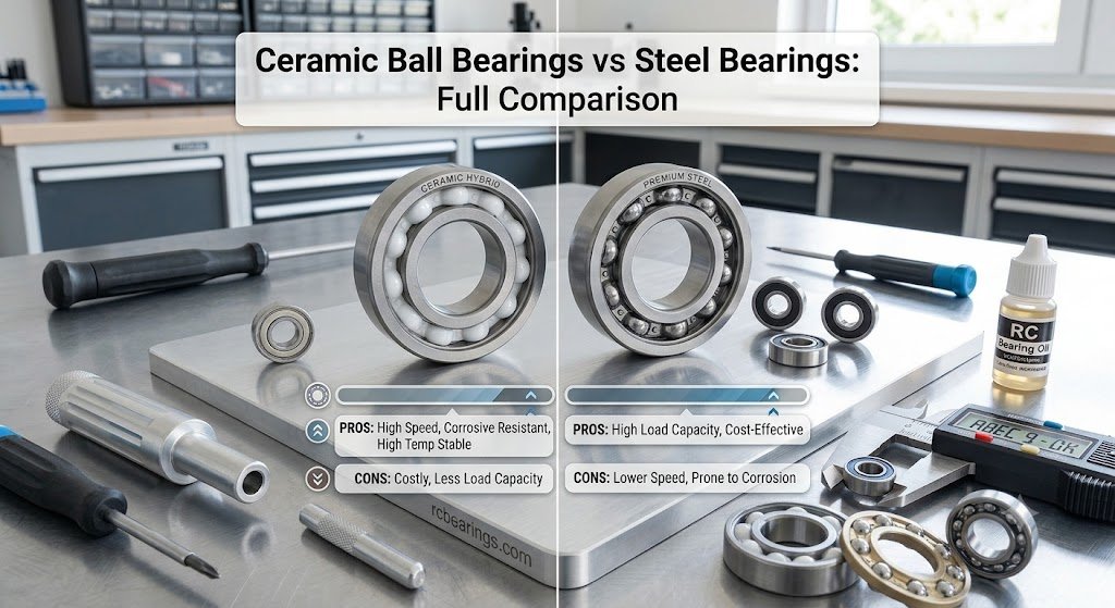 Ceramic Ball Bearing vs Steel Bearings: Full Compariso