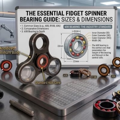 Fidget Spinner Bearings: Sizes, Dimensions & 608 Bearing Guide