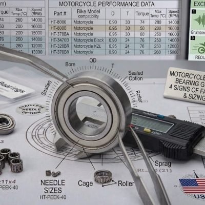 Motorcycle Wheel Bearing Guide: 4 Signs of Failure & Sizing