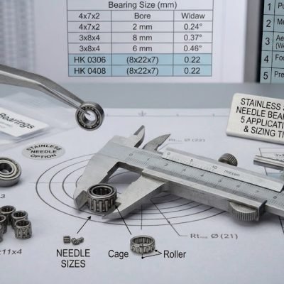 Stainless Steel Needle Bearings: 5 Applications & Sizing Tips